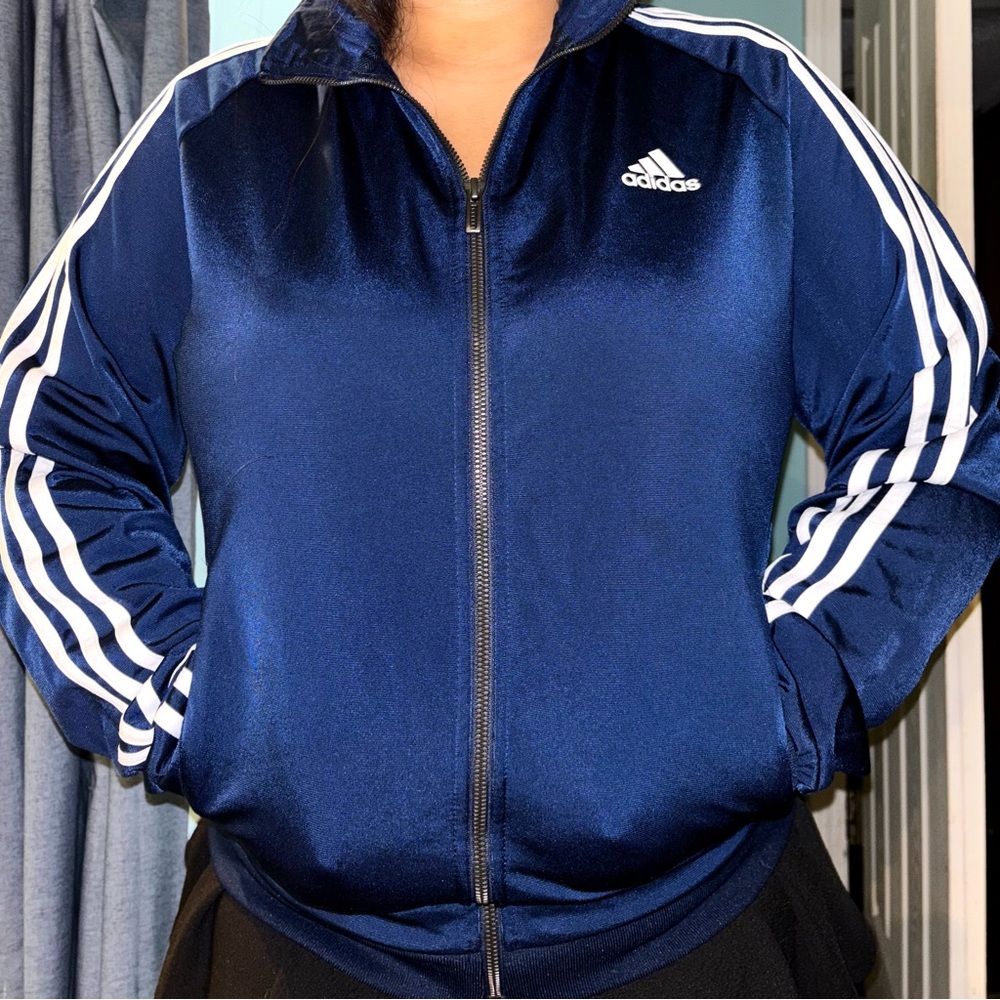Adidas Women's Blue Track Jacket